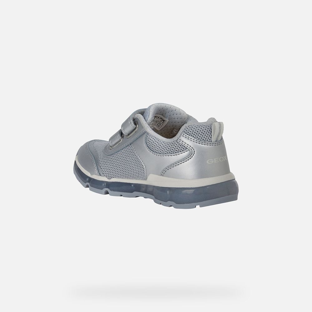 Geox Sneakers Silver Android - Geox Girls Shoes - ACDNHS250